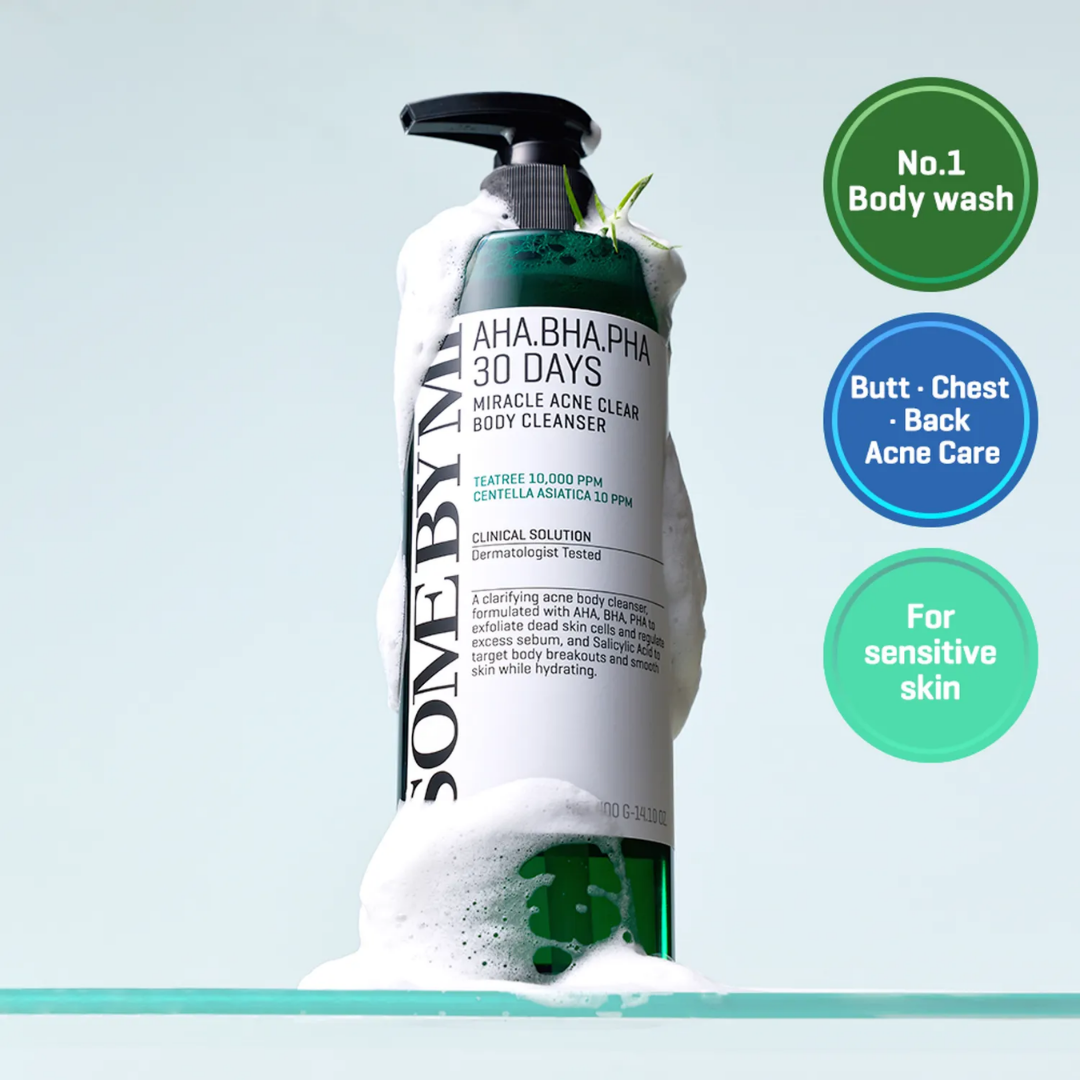 AHA, BHA, PHA 30 Days Miracle Acne Clear Body Cleanser