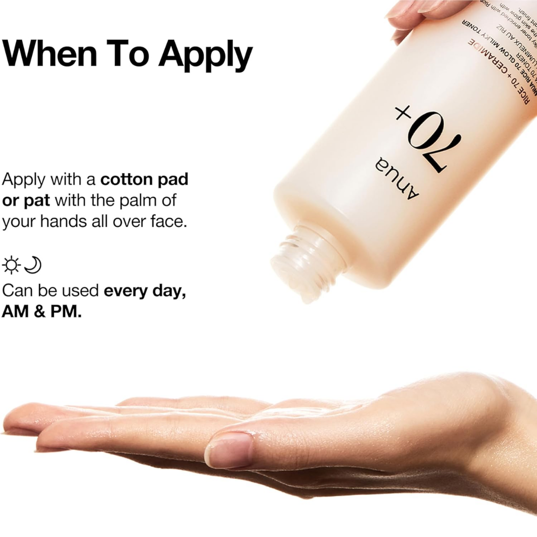 Rice 70 Glow Milky Toner