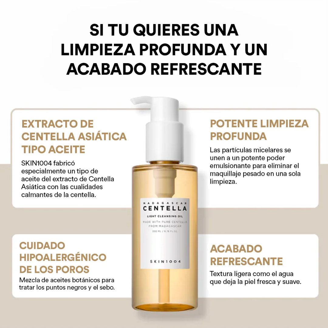 Madagascar Centella Light Cleansing Oil