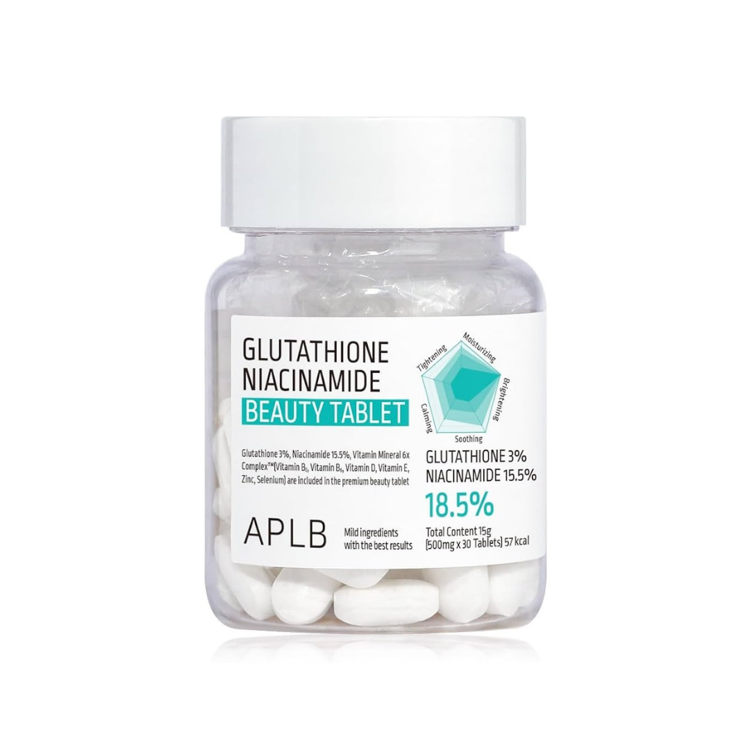Tabletas Glutathione y Niacinamida