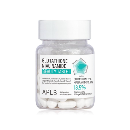 Tabletas Glutathione y Niacinamida