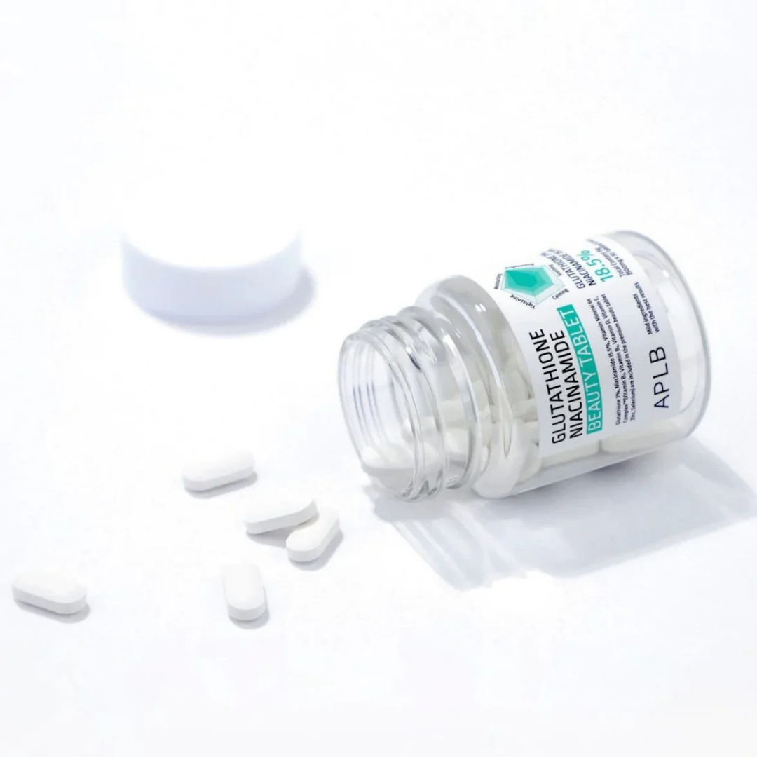 Tabletas Glutathione y Niacinamida