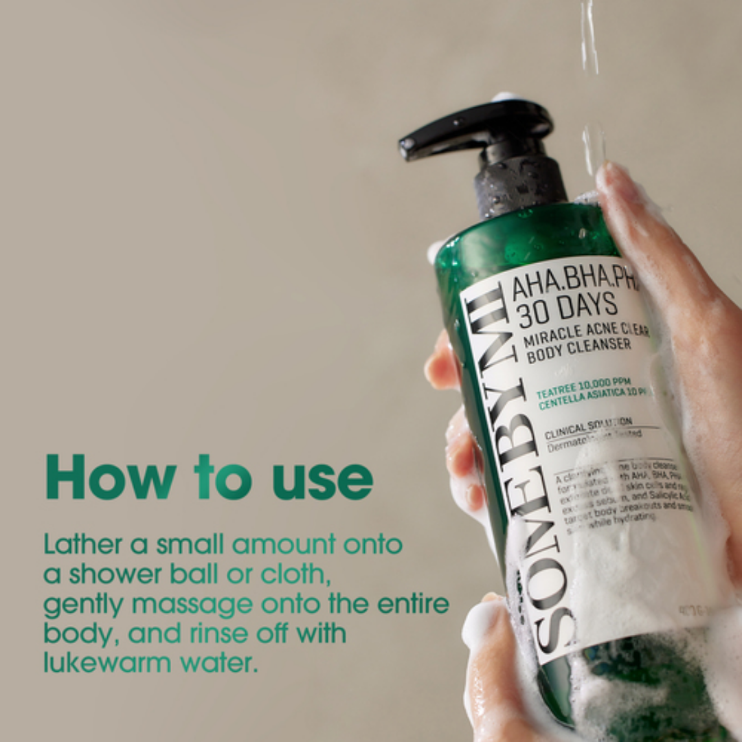AHA, BHA, PHA 30 Days Miracle Acne Clear Body Cleanser