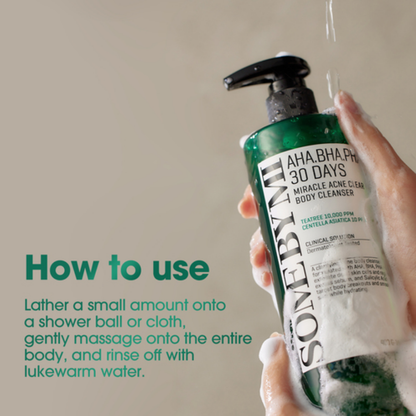 AHA, BHA, PHA 30 Days Miracle Acne Clear Body Cleanser