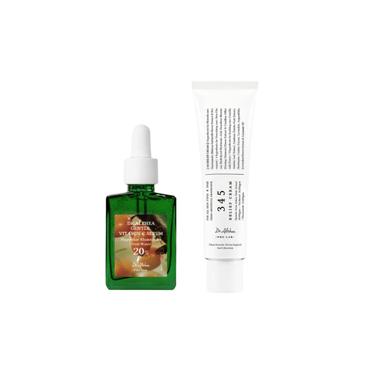 Dúo Luminosidad y Calma Dr. Althea: Vitamina C + Crema 345 Relief