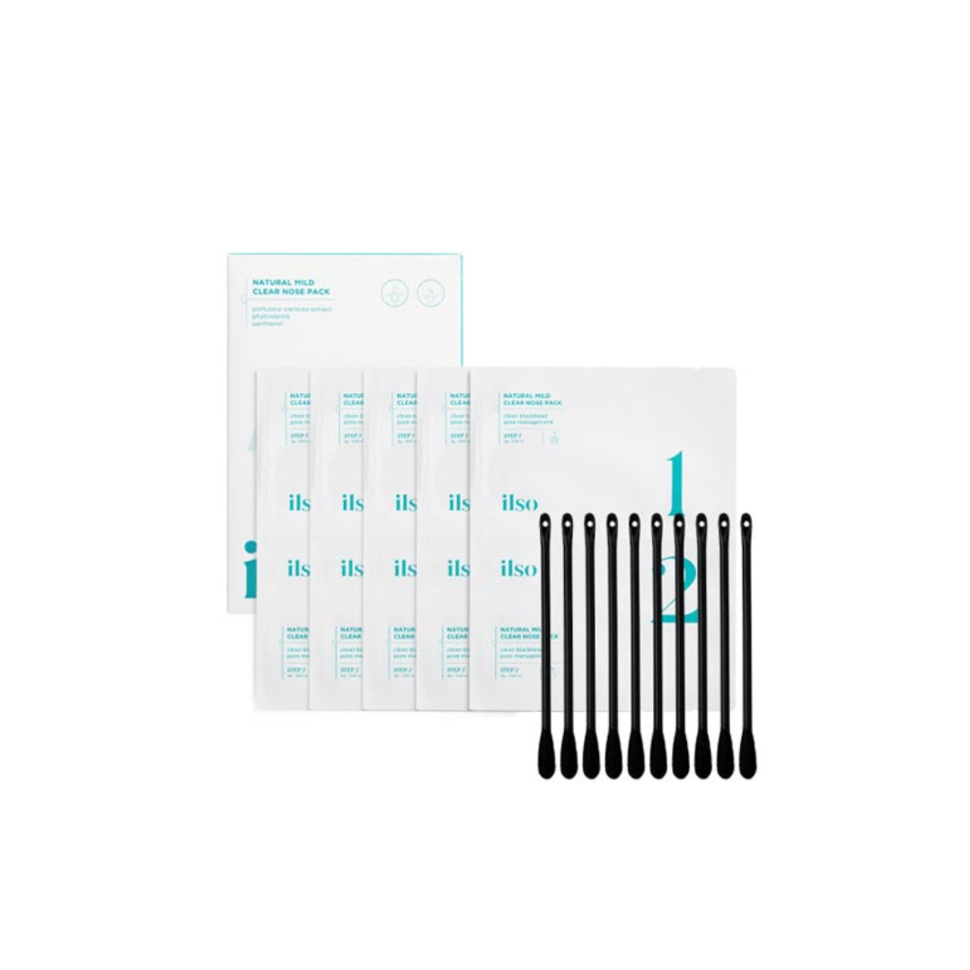 Natural Mild Clear Nose Pack [5 sets]