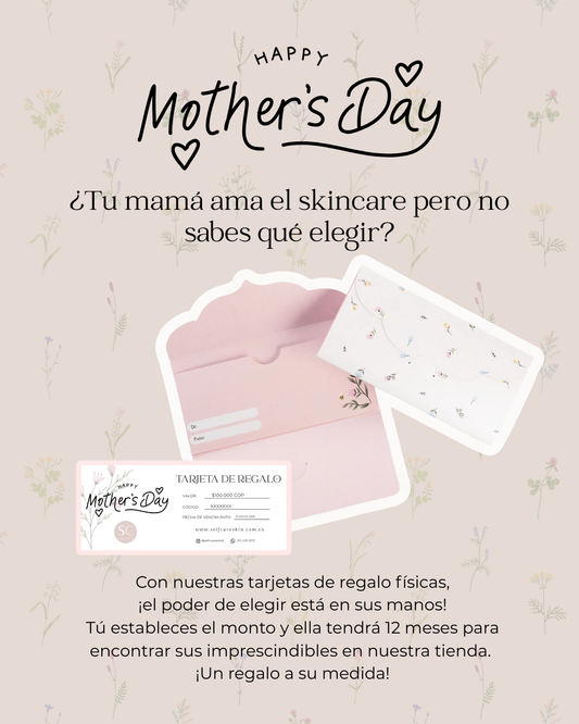 Tarjeta de Regalo Fisica Día de la Madre